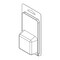 Visipak Thermoform-CLAMSHELL-#101-6.125-3.125-2.000-2.000-0.875-0.012-CLEAR, 1000PK 101TF - alternate 1